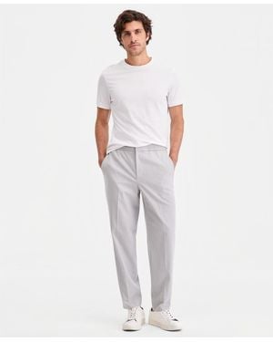 Alfani Althlux Refined Woven Pants - White