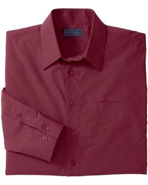 Kingsize Big & Tall Wrinkle-free Dress Shirt - Purple