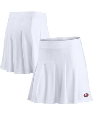 Fanatics San Francisco 49ers Primary Logo Tennis Skort - White