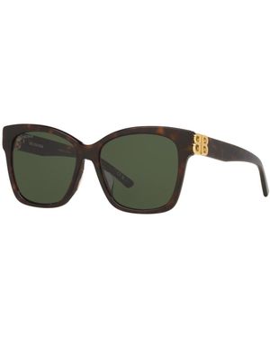 Balenciaga Cat-eye Low-bridge Sunglasses - Green