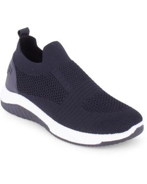 Tahari Corvette Slip On Sneakers - Blue