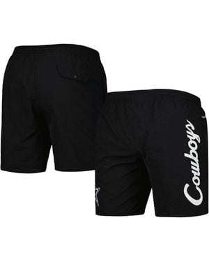 Mitchell & Ness Dallas Cowboys Team Essentials Nylon Shorts - Black