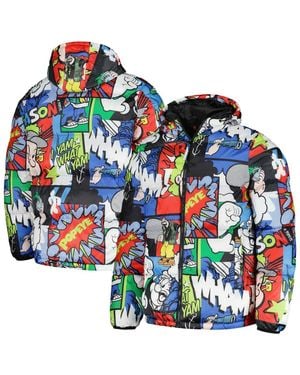 Reason And Popeye Puffer Full-zip Jacket - Blue