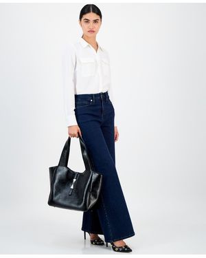 INC International Concepts Lydiah Large Tote Bag - Blue