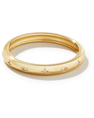 Ana Luisa Celestial Band Ring - Metallic
