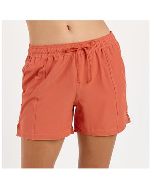 Calypsa Plus Size 4" Board Shorts - Orange