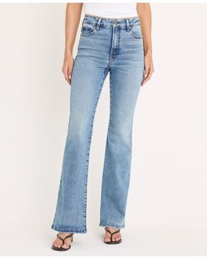 GOOD AMERICAN Good Classic Bootcut Jeans - Blue