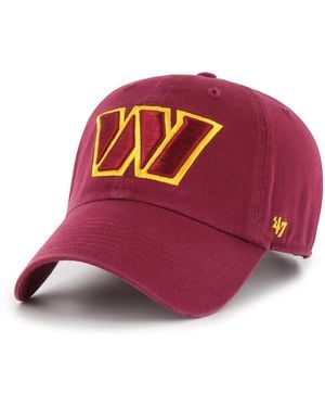 '47 Washington Commanders Cleanup Adjustable Hat - Red