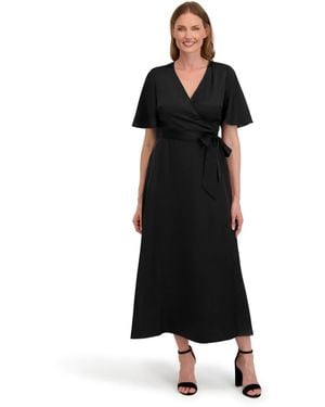 Laundry by Shelli Segal Madison Wrap Dress - Black