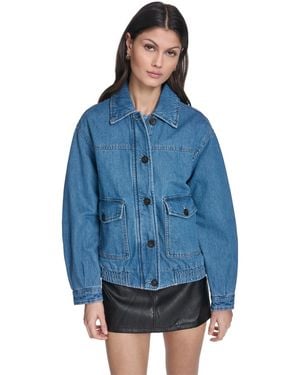 Levi's Corduroy Collared Coat - Blue