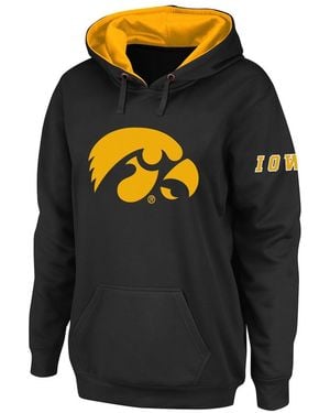 Stadium Athletic Iowa Hawkeyes Big Logo Pullover Hoodie - Black