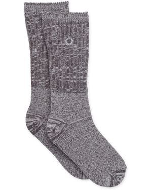 UGG Rib-knit Slouchy Crew Socks - Gray