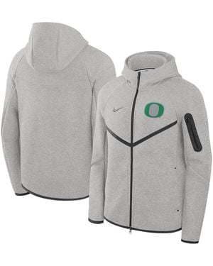 Nike Gray Oregon Ducks Tech Fleece Full-zip Windrunner Hoodie