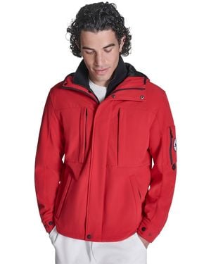 Converse Hooded Long-sleeve Jacket - Red