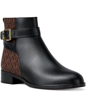 Michael Kors Michael Rachel Almond Toe Booties - Black