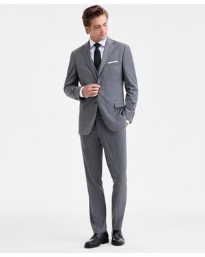 DKNY Modern-fit Vested Nested Suit - Blue