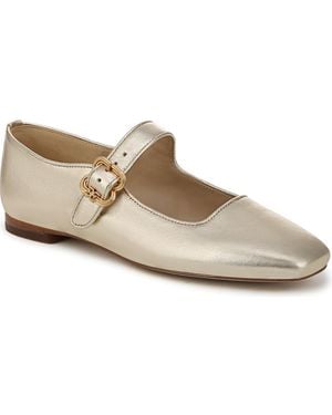 Sam Edelman Michaela Buckled Mary Jane Flats - White