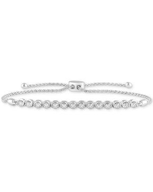 Forever Grown Diamonds Lab-created Diamond Bolo Bracelet (1/4 Ct. T.w. - White