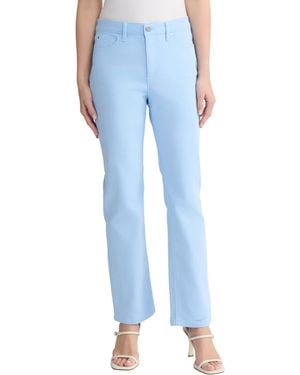 Jones New York Petite Lexington Mid-rise Straight Jeans - Blue