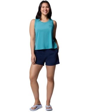 Columbia Sandy River Lightweight Mid-thigh Shorts - Blue