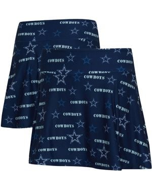 Concepts Sport Dallas Cowboys Mosaic Allover Print Skort - Blue