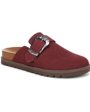Blowfish Sienna Round Toe Slip On Flat Clogs - Red