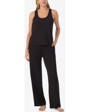 Sanctuary 2-piece Solid Pajama Set - Black