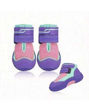 Aronkl Waterproof Anti-slip Dog Boots For Outdoor Protection - Blue