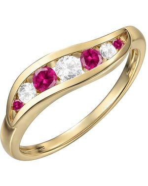 Macy's Lab-grown Ruby (1/4 Ct. T.w. - Pink