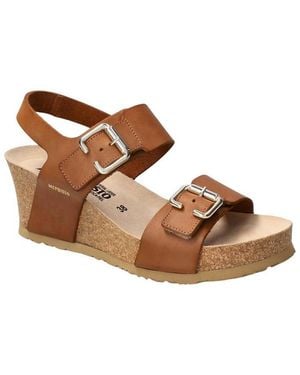 Mephisto Lissandra Platform Wedge Sandal - Brown