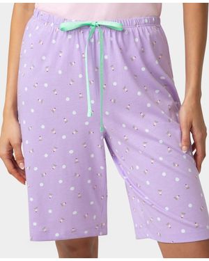 Hue Chalk Dot Pj Bermuda - Red