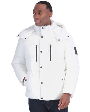 Michael Kors Logo Parka Regular-fit Jacket - White