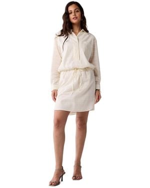 REISTOR Oversized Shirt Dress - Natural