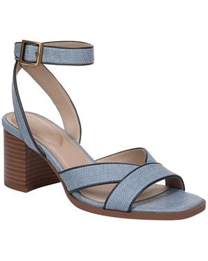 Giani Bernini Blakke Block Heel Dress Sandals - Blue
