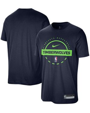 Nike Minnesota Timberwolves 2025/26 On-court Flare Performance Practice T-shirt - Blue