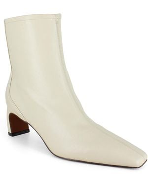 BCBGMAXAZRIA Fina Stretch Bootie - White