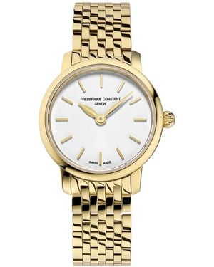 Frederique Constant Swiss Slimline Mini Stainless Steel Bracelet Watch 25mm - Metallic