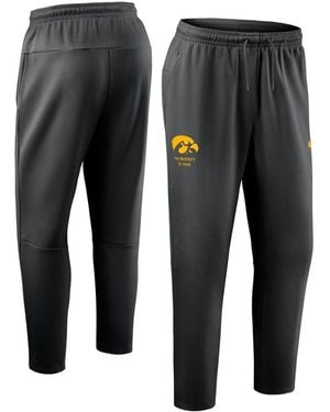 Nike Iowa Hawkeyes Primary Dri-fit Taper Pants - Black