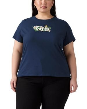 Levi's Plus Size Crewneck T-shirt - Blue
