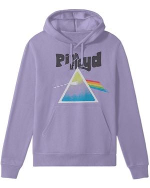 Hybrid Floyd Graphic Long Sleeve Hoodie - Purple
