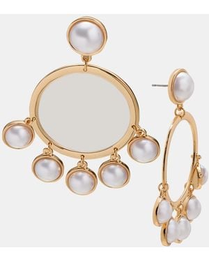 INC International Concepts Shaky Drop Earrings - White