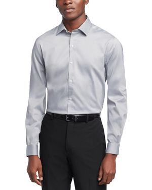 Van Heusen Flex Collar Slim Fit Dress Shirt - Blue