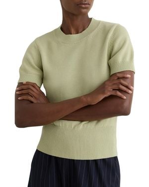 Reiss Anita Wool Crewneck Sweatshirt - Green