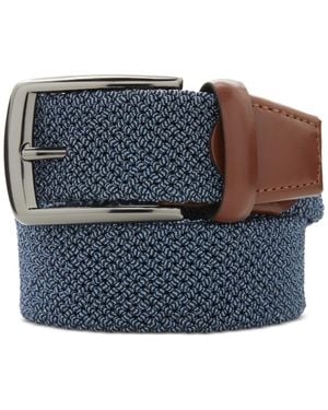 Perry Ellis Happy Blue Stretch Woven Belt