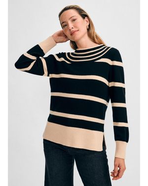 Isaac Mizrahi New York Mock Neck Sweater - Black