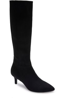 Aerosoles Epic Kitten Heel Tall Boots - Black