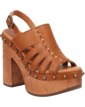 Dingo Gema Wooden Sandal - Brown
