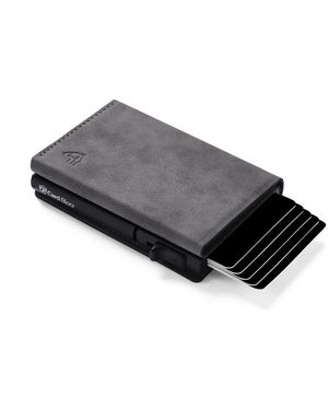 Conceal Plus Card Block Wallet Rfid Blocking Credit Card Holder Pu Leather - Gray