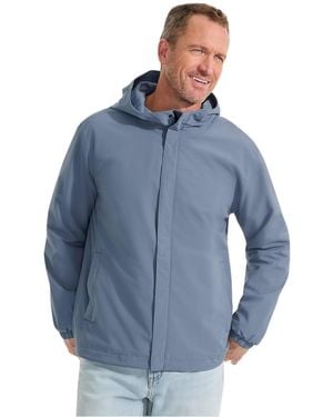 Lands' End Squall Waterproof Packable Rain Jacket - Blue