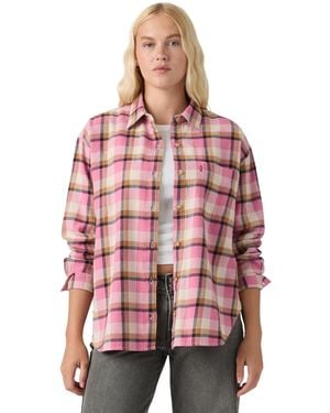 Levi's Nash Plaid Flannel Shirt - Red